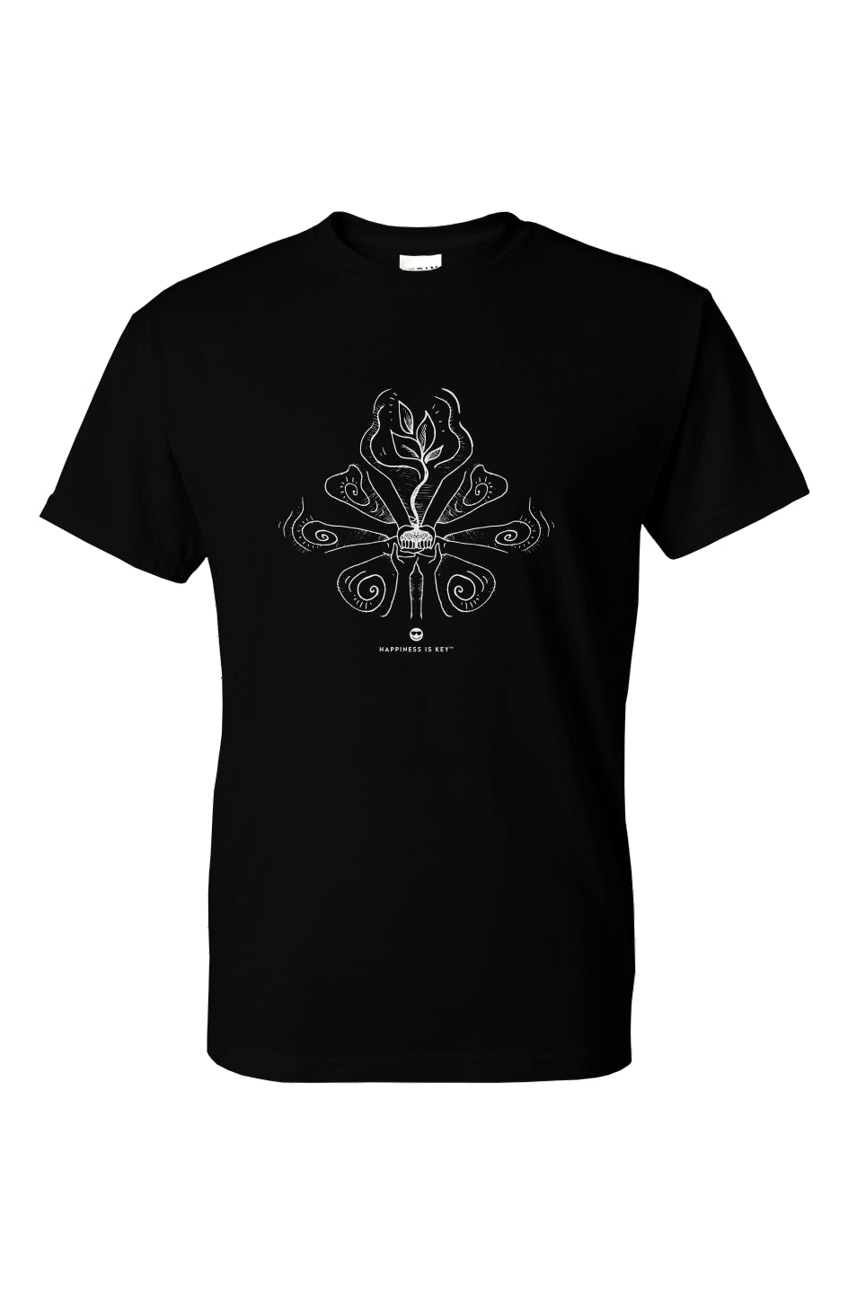 Happiness is Key - Planting Honesty (black)